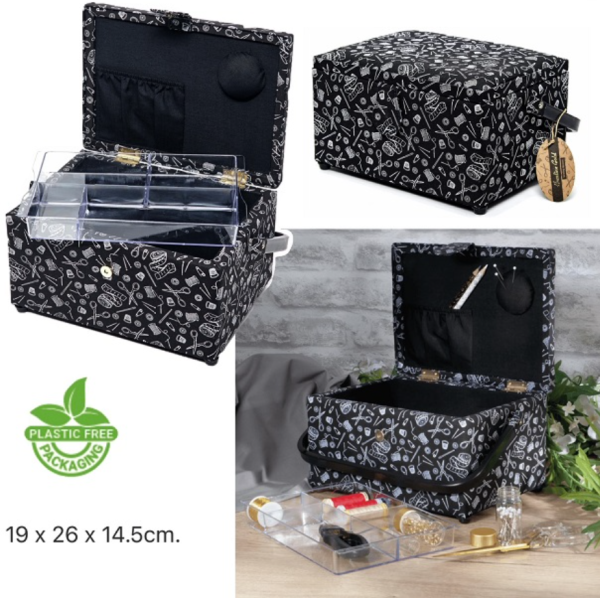 Nähkorb Hemline Gold